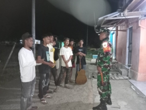 Koramil 1608-04/Woha Gelar Patroli Siskamling, Libatkan Masyarakat dan Aparat Daerah