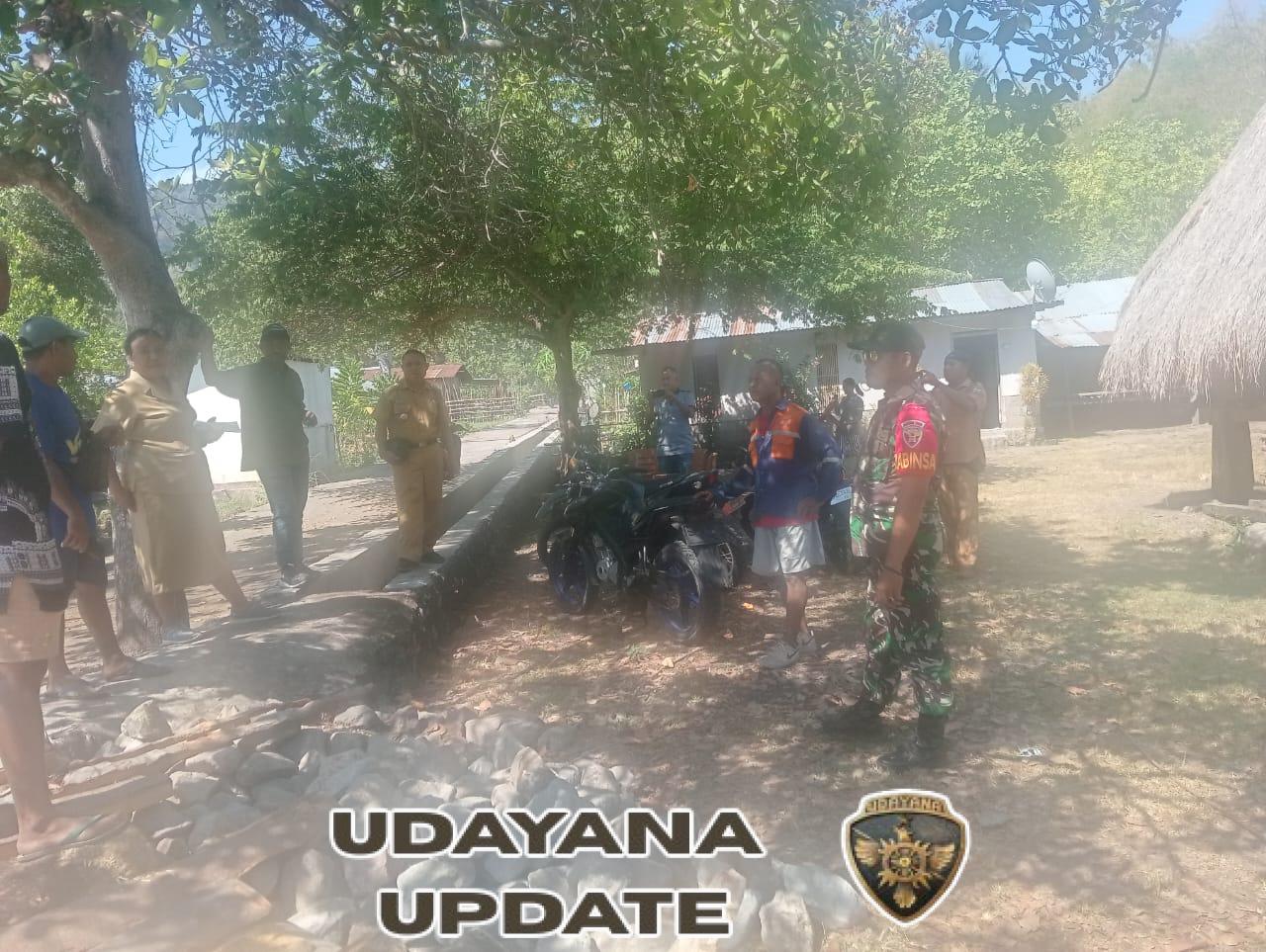 Tingkatkan Kamtibmas, Babinsa Ende Jalin Komunikasi Sosial di Wilayah Binaan