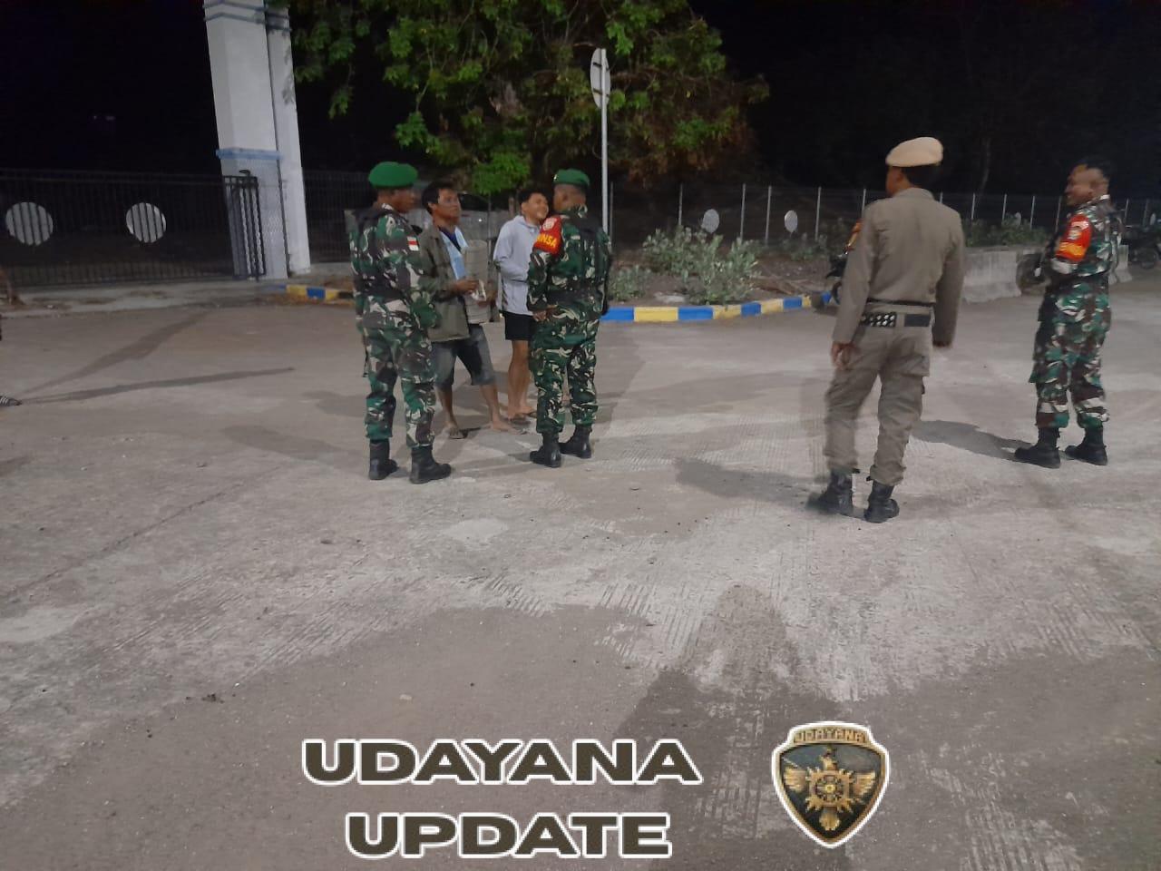 TNI Bersama Komponen Pendukung Gelar Patroli Gabungan Malam