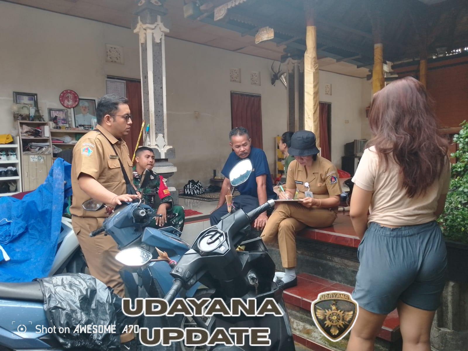 Babinsa Koramil Klungkung Dampingi Puskesmas Gelar Penyelidikan Epidemiologi