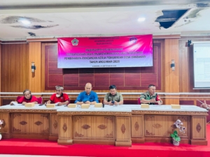 Sertu I Wayan Suardika Babinsa Bakbakan Aktif Dampingi Musyawarah Rencana Kerja Pemerintah Desa