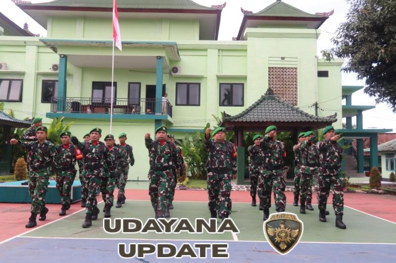 Kuatkan Jiwa Korsa Dan Kekompakan, Pasiops Kodim Klungkung Latihkan Defile