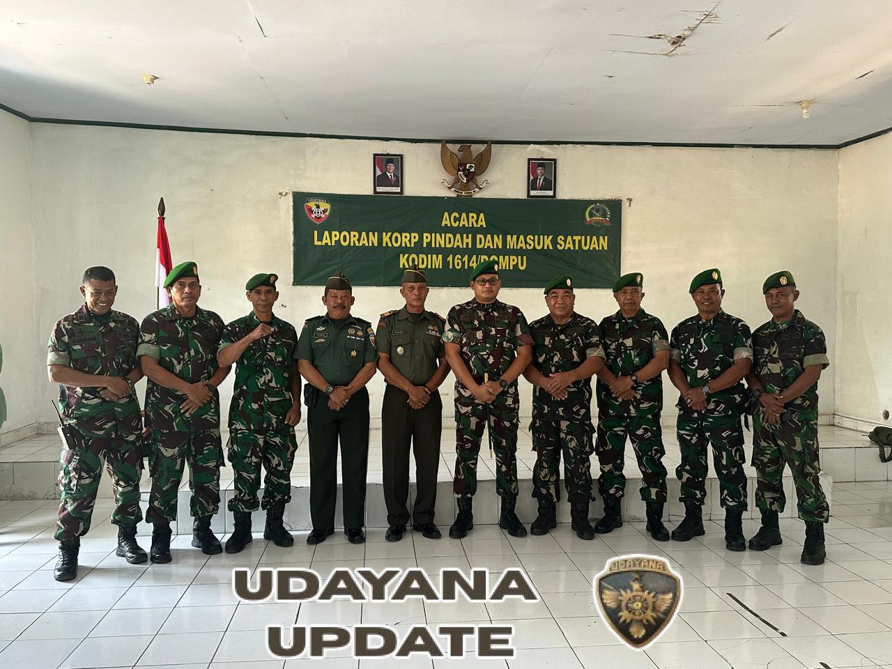 Penerimaan dan Pelepasan Perwira, Dandim Tekankan Solidaritas Prajurit