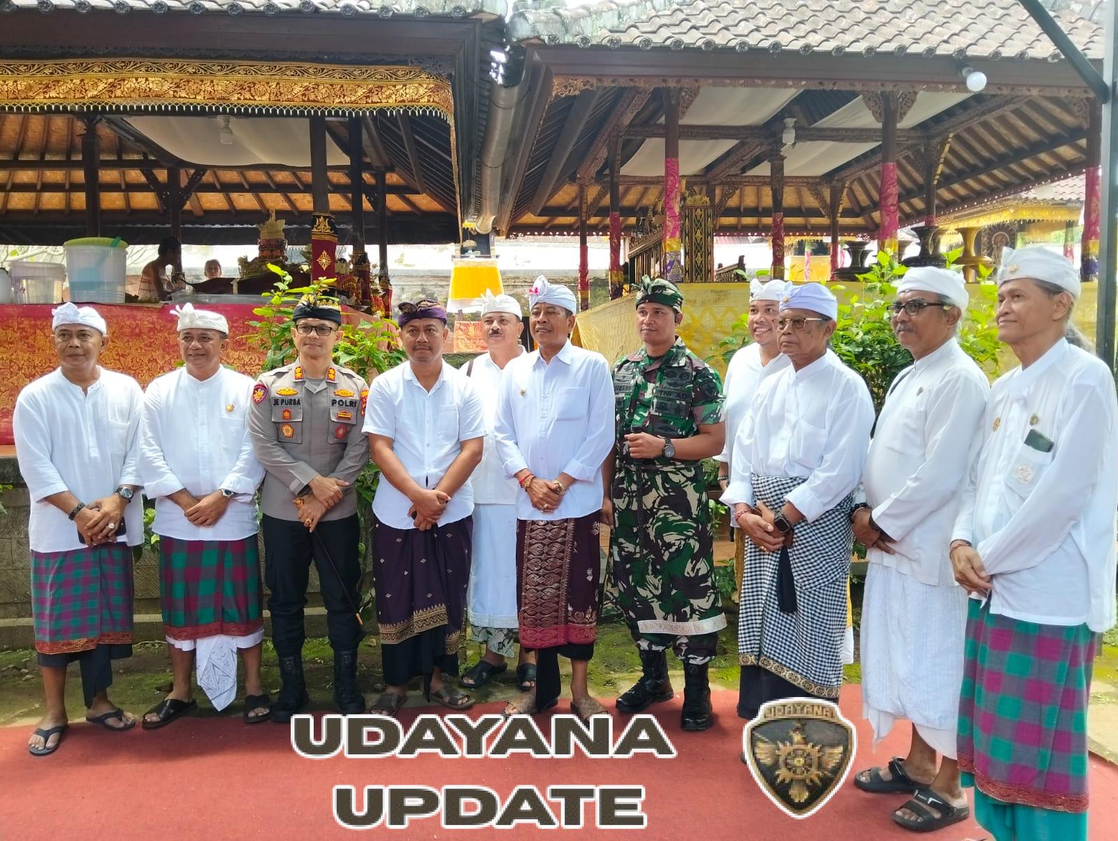 Dandim 1623/Karangasem turut hadir perayaan hari raya tumpek landep di Puri Agung Karangasem