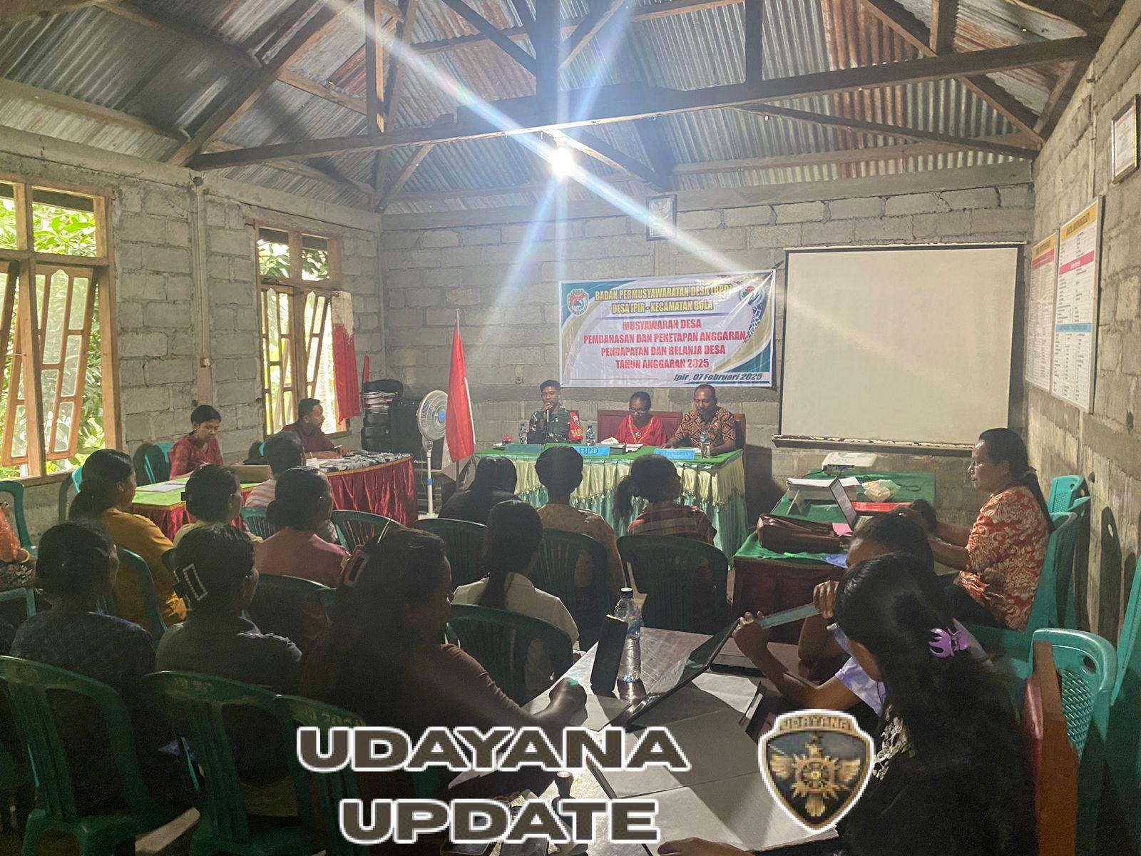 Musyawarah Desa Ipir Sepakati APBDes Perubahan Tahun Anggaran 2025