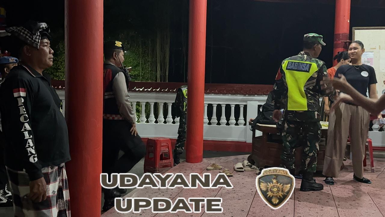 Wujudkan Keamanan Kondusif, Danramil dan Kapolsek Blahbatuh Turun Lapangan