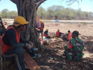Kodim 1627/RN Dukung Kelancaran Pembangunan K-SIGN Melalui Pengamanan di Lapangan
