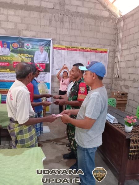 Penyaluran BLT-DD di Desa Pengodua Berjalan Lancar dengan Pendampingan Babinsa