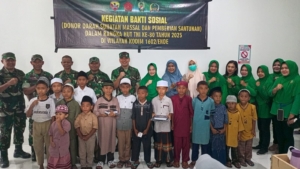 Kodim 1602/Ende Gelar Khitanan Massal Bakti Sosial Sambut HUT TNI ke-80