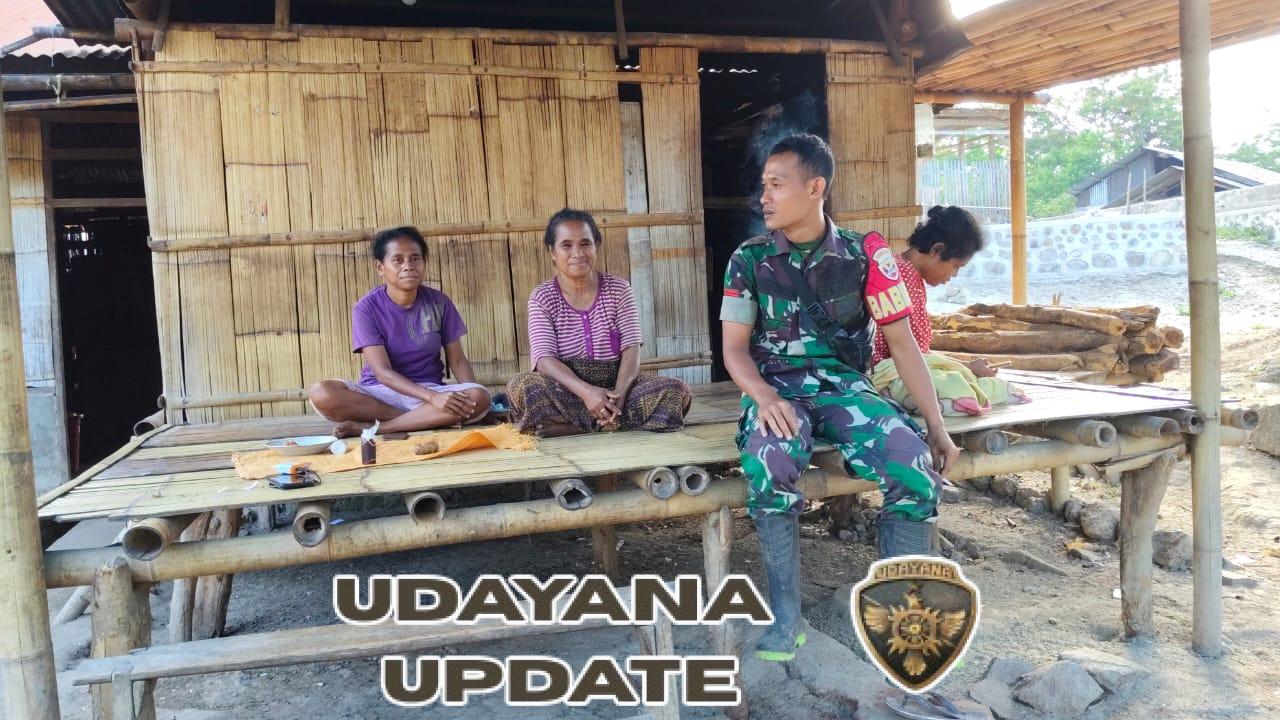 Dekatkan Diri dengan Warga, Praka Khairil Mustafa Gelar Komsos di Wilayah Binaan