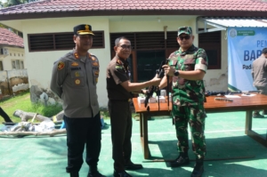 Sinergi TNI-Polri, Kajari, Dandim Dompu Ikuti Pemusnahan Barang Bukti