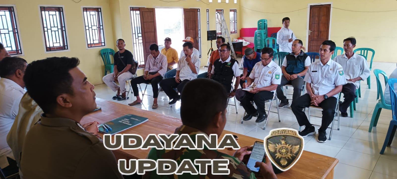 Sinergi Babinsa dan Petani, Rapat Kelompok Tani Dewa Buil Berjalan Lancar