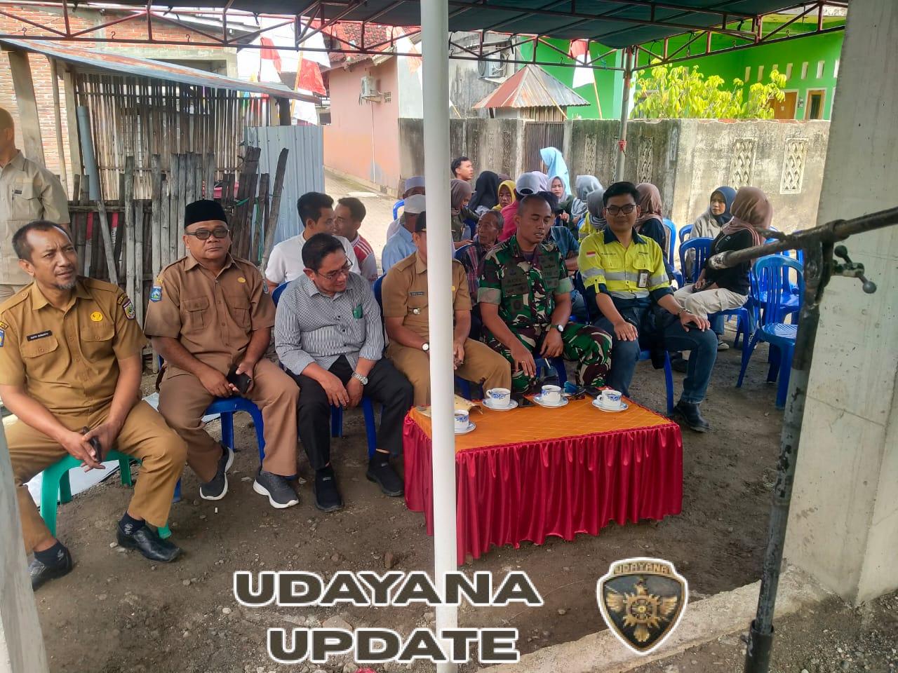 Letkol Inf. Rendra Agit Trisnawan Tekankan Pentingnya Air Bersih saat Peresmian Sumur Bor