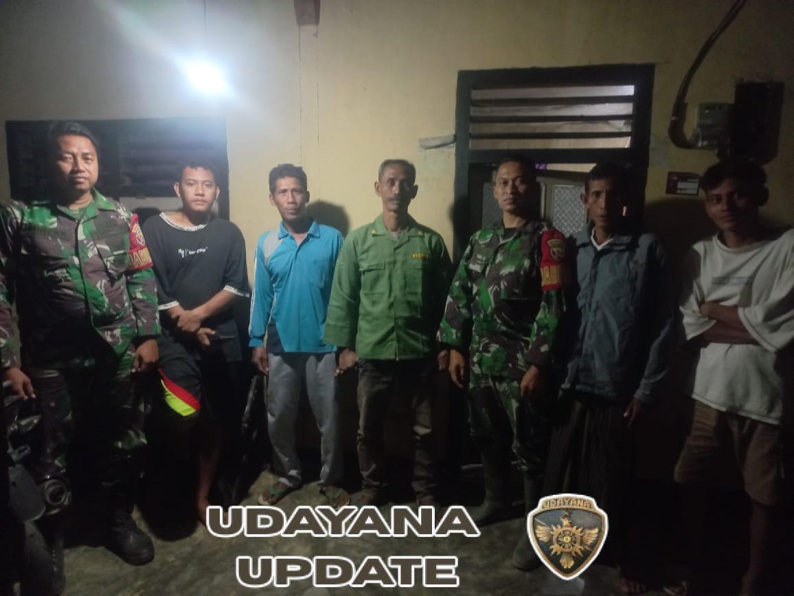 ‎Anggota Koramil Ropang Rutin Patroli, Pastikan Lingkungan Tetap Kondusif