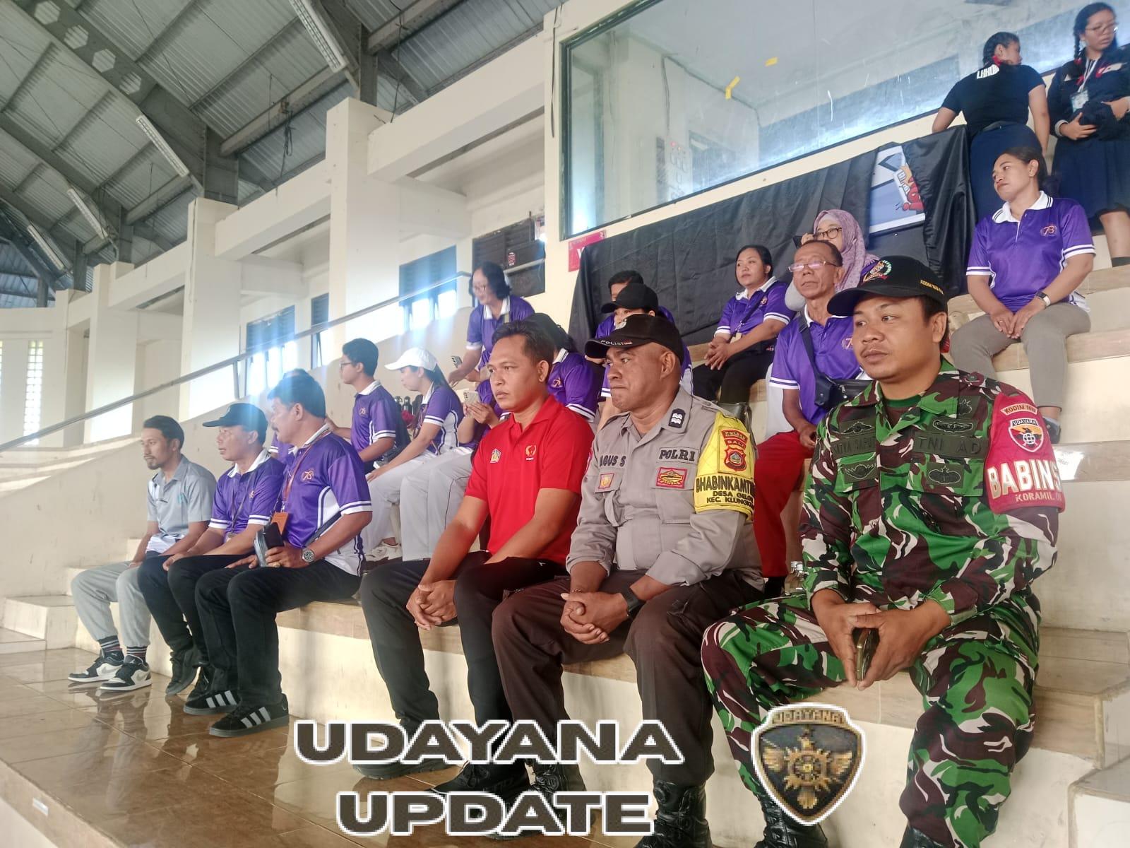 Turnamen Futsal Spenpura Competition Digelar, Babinsa Gelgel Tegaskan Siap Beri Pengamanan
