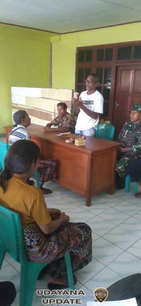 Babinsa dan Lembaga Adat Mediasi Kasus Perselingkuhan di Nele Wutung