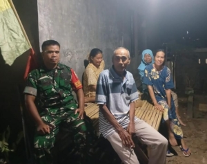 TNI Bersama Warga Gelar Ronda Malam, Tekan Potensi Gangguan Kamtibmas
