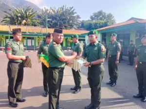 Empat Anggota Kodim 1624/Flotim Resmi Pindah Satuan