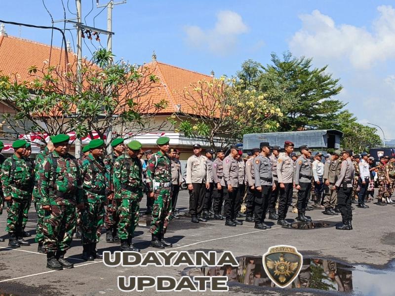 Apel Gabungan Kodim 1623/Karangasem bersama instansi terkait, upaya jaga stabilitas keamanan wilayah.