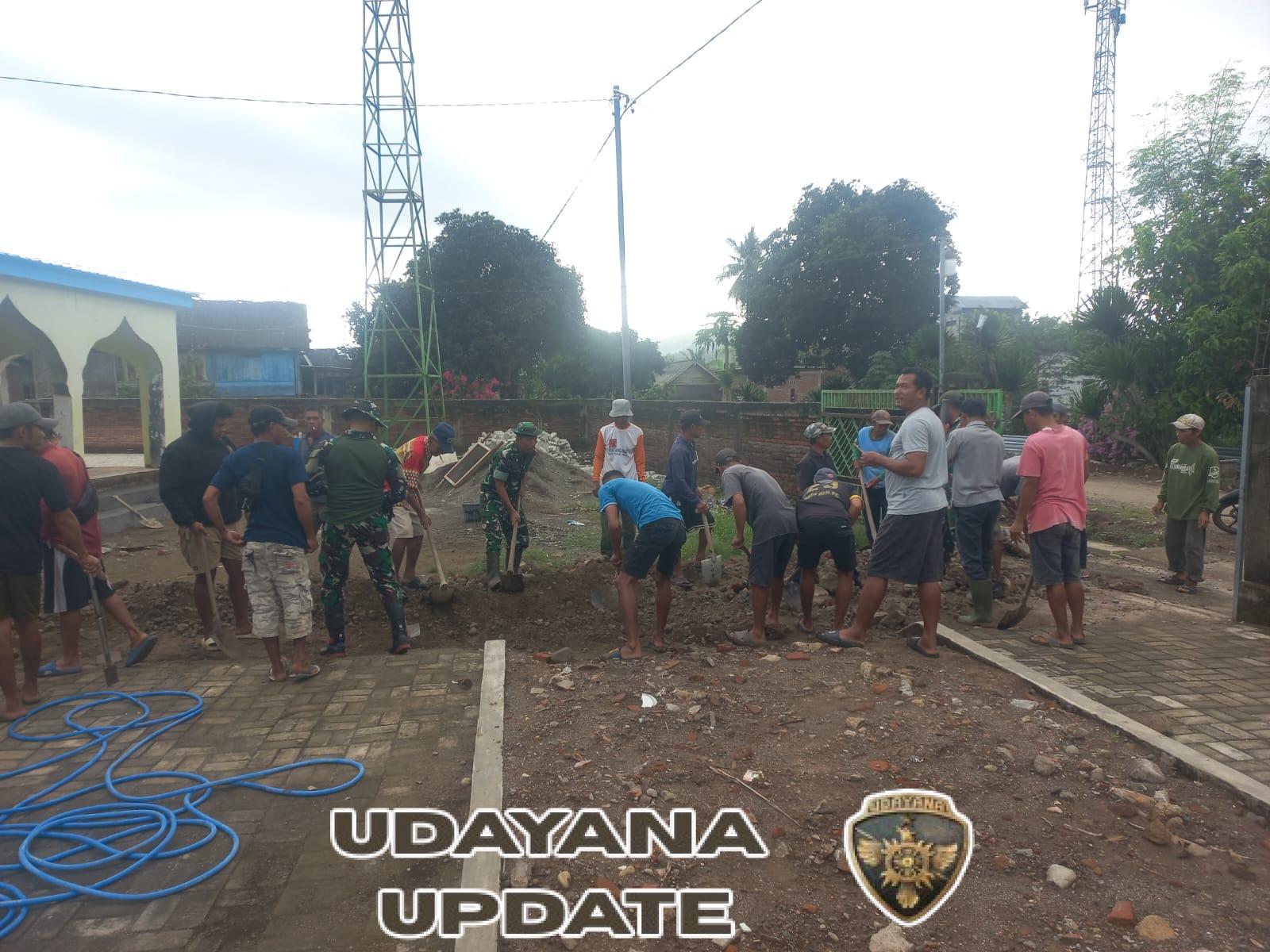 ‎Menjelang HUT ke-80 TNI, Koramil Lunyuk Gelar Karya Bhakti TNI Prima di Wilayah Binaan