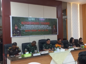 Sinergi TNI dan Aparat Penegak Hukum, Dandim 1628/KSB Hadiri Rakornis Perkara Koneksitas