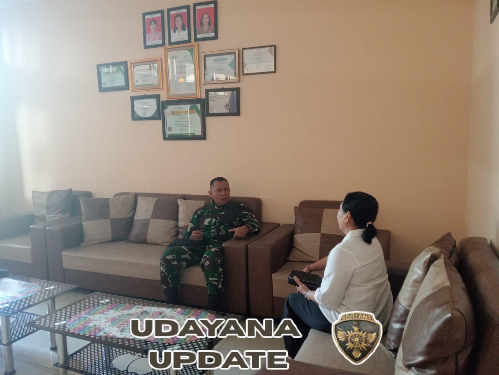 Tingkatkan Komunikasi dan Kerja Sama, Danramil Seririt Sambangi RS Tangguwisia