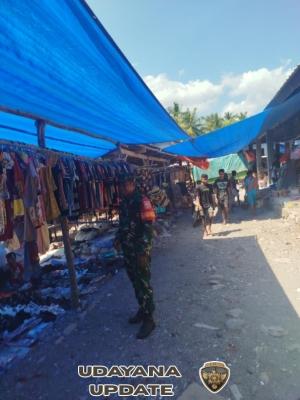 Serda Deki Tamelan Tinjau Pasar Tradisional Naikliu Hari Ini