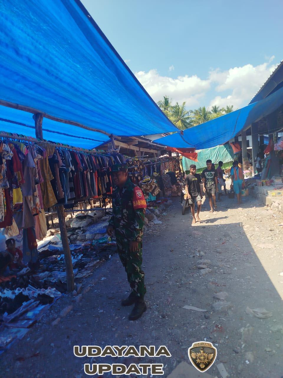 Serda Deki Tamelan Tinjau Pasar Tradisional Naikliu Hari Ini