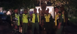 Aparat Gabungan Di Desa Gelgel Lakukan Patroli Dan Monev Duktang