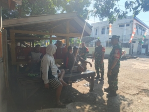 Sinergi Tokoh Masyarakat dan Personil Koramil Cegah Gangguan Keamanan di Kota Bima