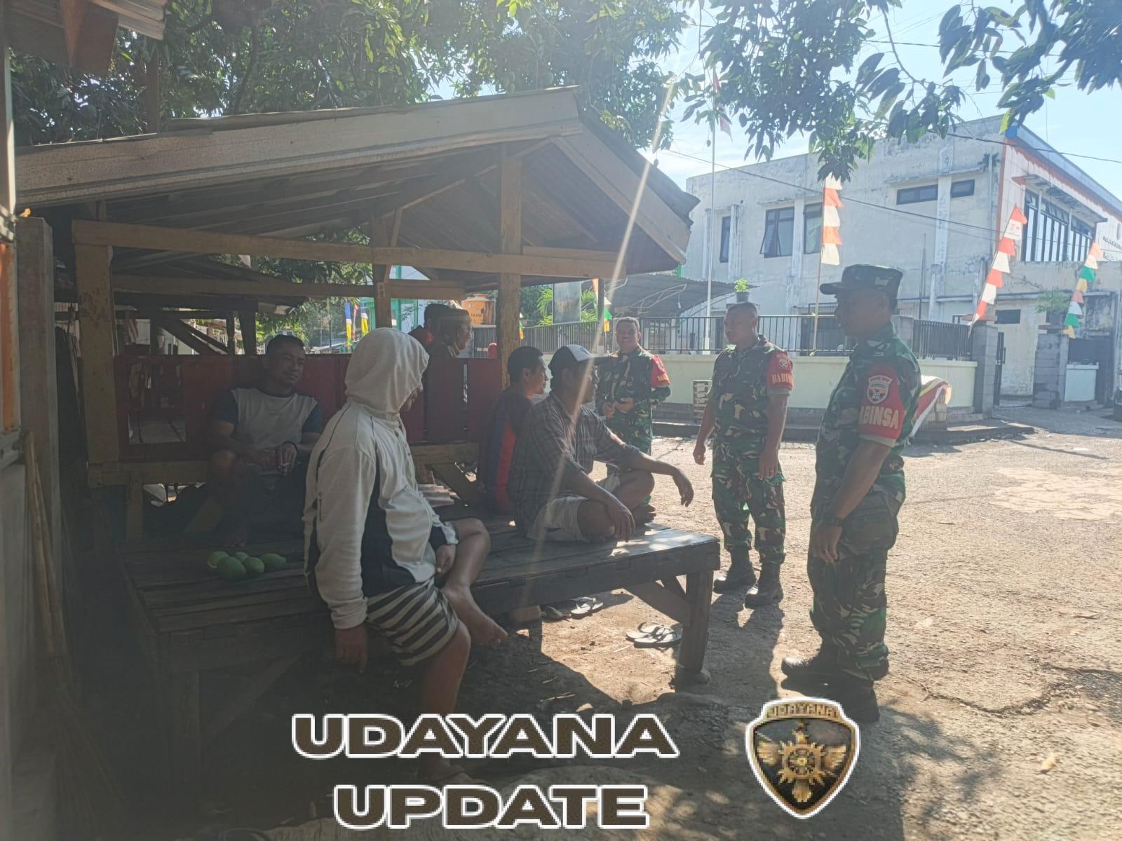 Sinergi Tokoh Masyarakat dan Personil Koramil Cegah Gangguan Keamanan di Kota Bima