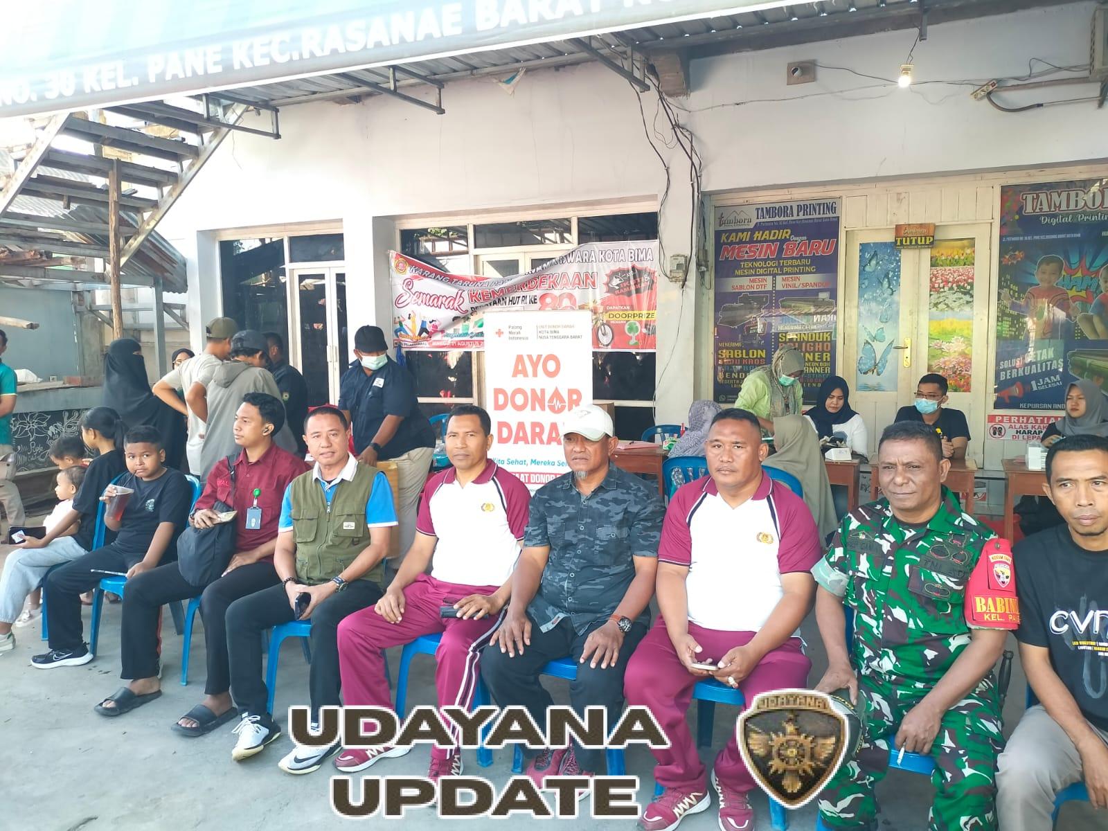 Peringati HUT RI, Kelurahan Pane Gelar Jalan Sehat, Senam, dan Donor Darah