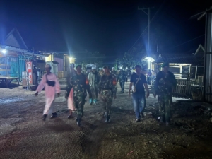 Danposramil Parado Pimpin Patroli Mandiri Siskamling Jaga Keamanan Wilayah