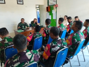 Jam Komandan, Upaya Danramil Nusa Penida Kuatkan Soliditas