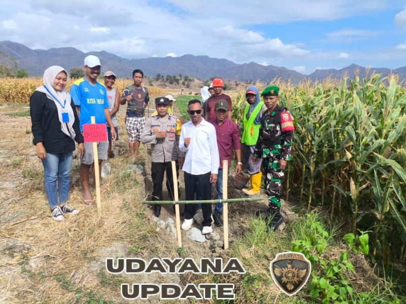 Sinergi Babinsa dan Warga Desa Risa: Peletakan Batu Pertama Irigasi Tersier So Lalanggi Resmi Dimulai