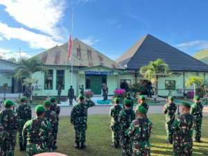 Kasad Apresiasi Prajurit Kodam IX/Udayana, Dandim 1601/ST Bacakan Amanat di Upacara 17-an