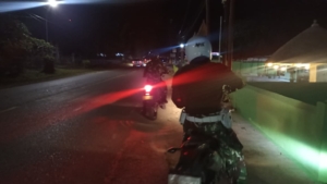 Piket Kodim 1621/TTS Gelar Patroli Malam, Kota Soe Tetap Kondusif