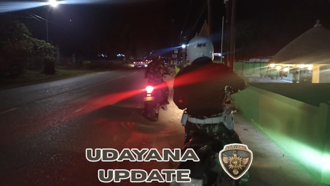 Piket Kodim 1621/TTS Gelar Patroli Malam, Kota Soe Tetap Kondusif