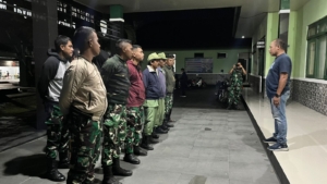 Sinergi TNI dan Linmas, Kodim 1613 Laksanakan Patroli di Kelurahan Komerda