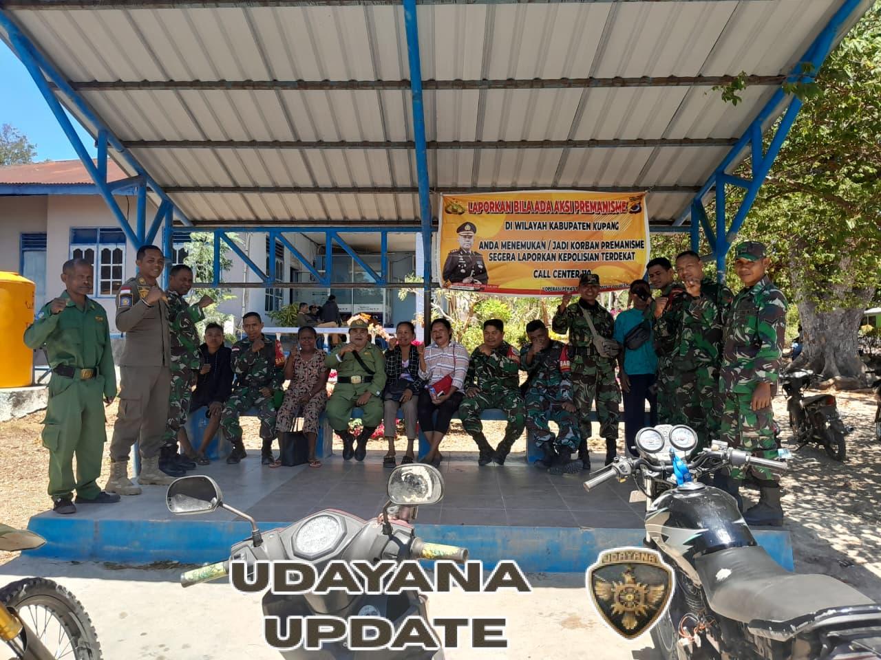 Sinergi Koramil Amarasi Pol PP Linmas Ciptakan Situasi Kondusif