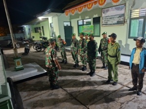 Danramil Alak Pimpin Patroli Keamanan Sambut HUT TNI