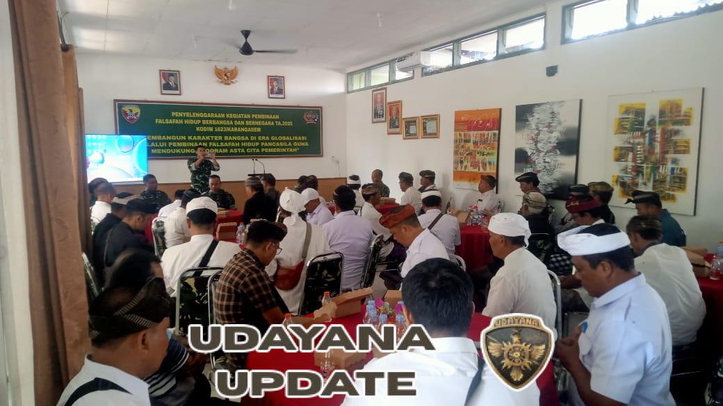 Tanamkan nilai luhur Pancasila pada masyarakat, Kodim 1623/Karangasem gelar kegiatan pembinaan falsafah hidup berbangsa dan bernegara