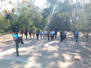 Satgas Pamtas Hadirkan Edukasi Kebangsaan dan Kepramukaan di SMP S Putri ST. Xaverius