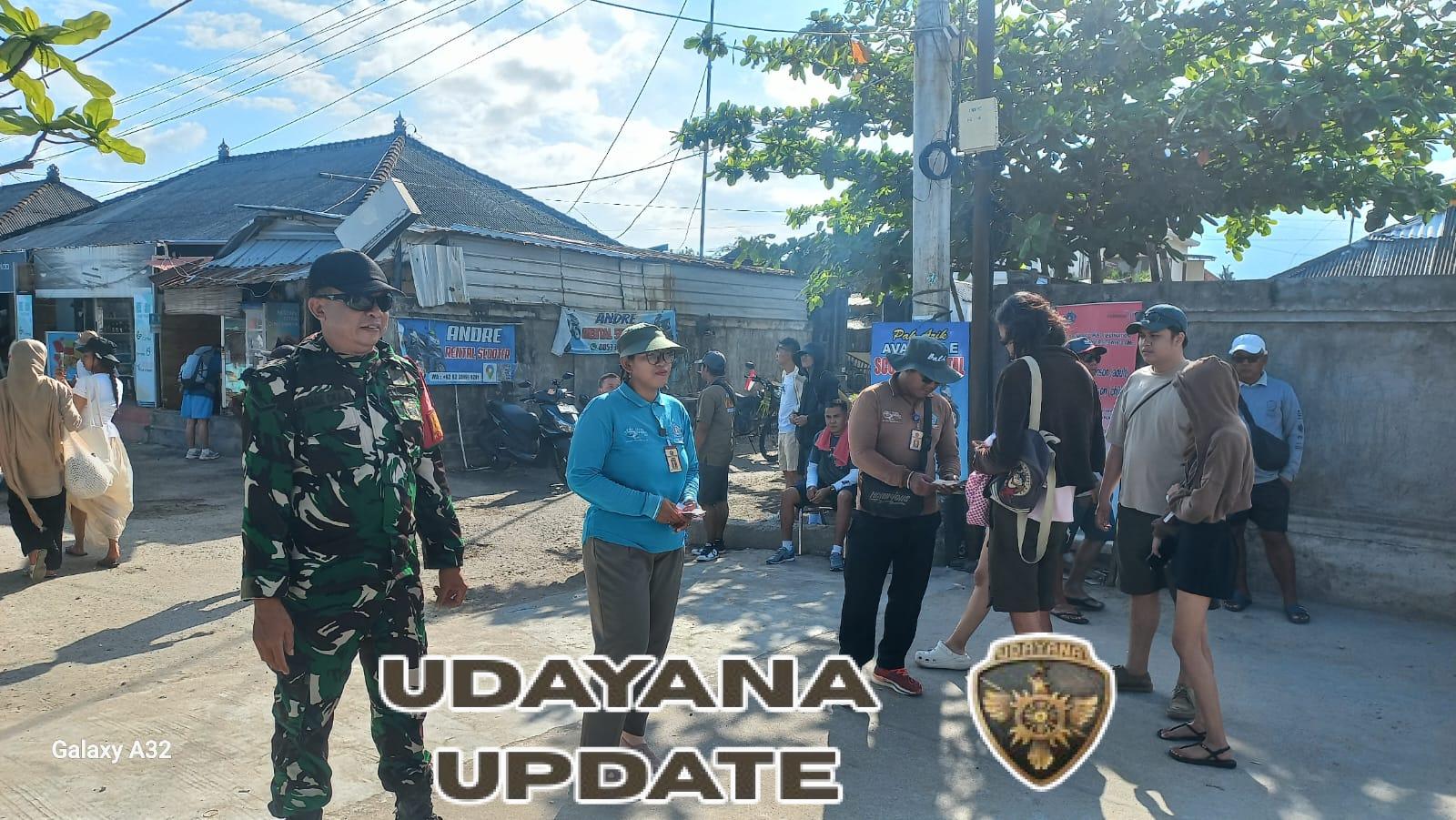 Jaga Keamanan Pelabuhan, Danramil Nusa Penida Terjunkan Personel Lakukan Patroli