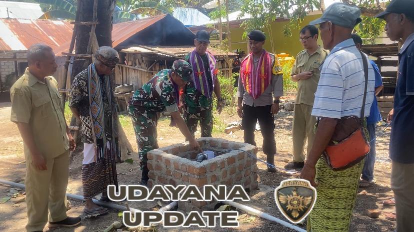 Dalam Rangka Menyambut HUT TNI Ke-80, Kodim 1618/TTU Persembahkan Sumur Bor Bagi Masyarakat Desa Letmafo