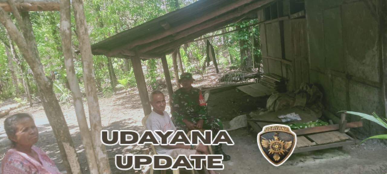 Komsos Babinsa Binafun Tekankan Pentingnya Kewaspadaan Musim Kemarau