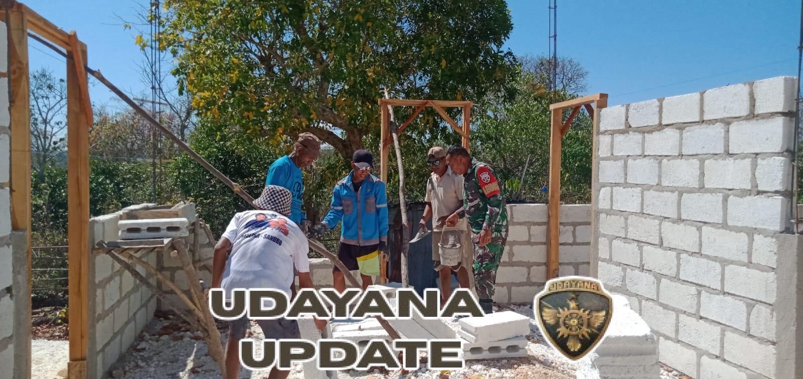 Babinsa Koramil 01/Ba’a Tekankan Kebersihan dan Keamanan Saat Kerja Bakti