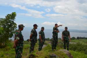 Danrem 162/WB Cek Rencana Marshaling Area Kodim 1614/Dompu