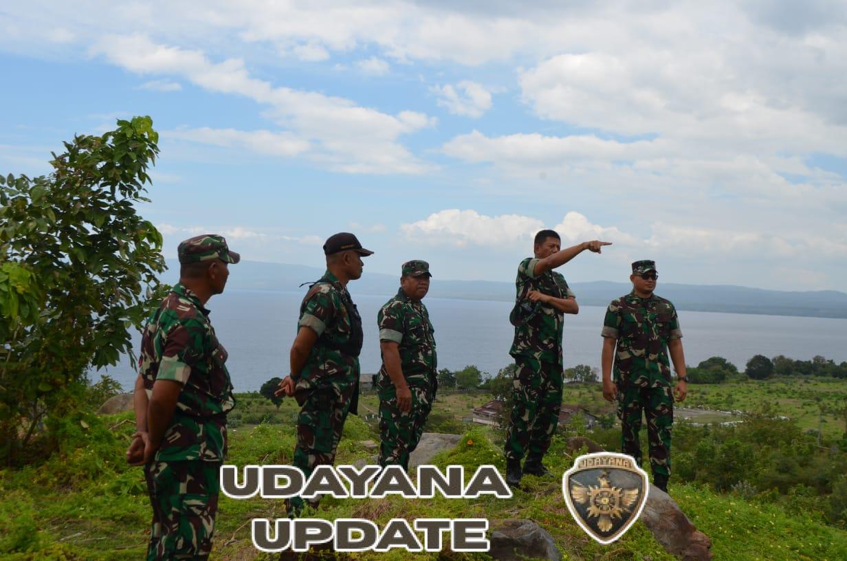Danrem 162/WB Cek Rencana Marshaling Area Kodim 1614/Dompu