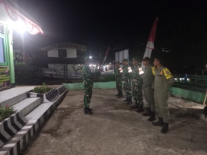 Sinergi Koramil, Pol PP, dan Linmas Amankan Wilayah Wawo